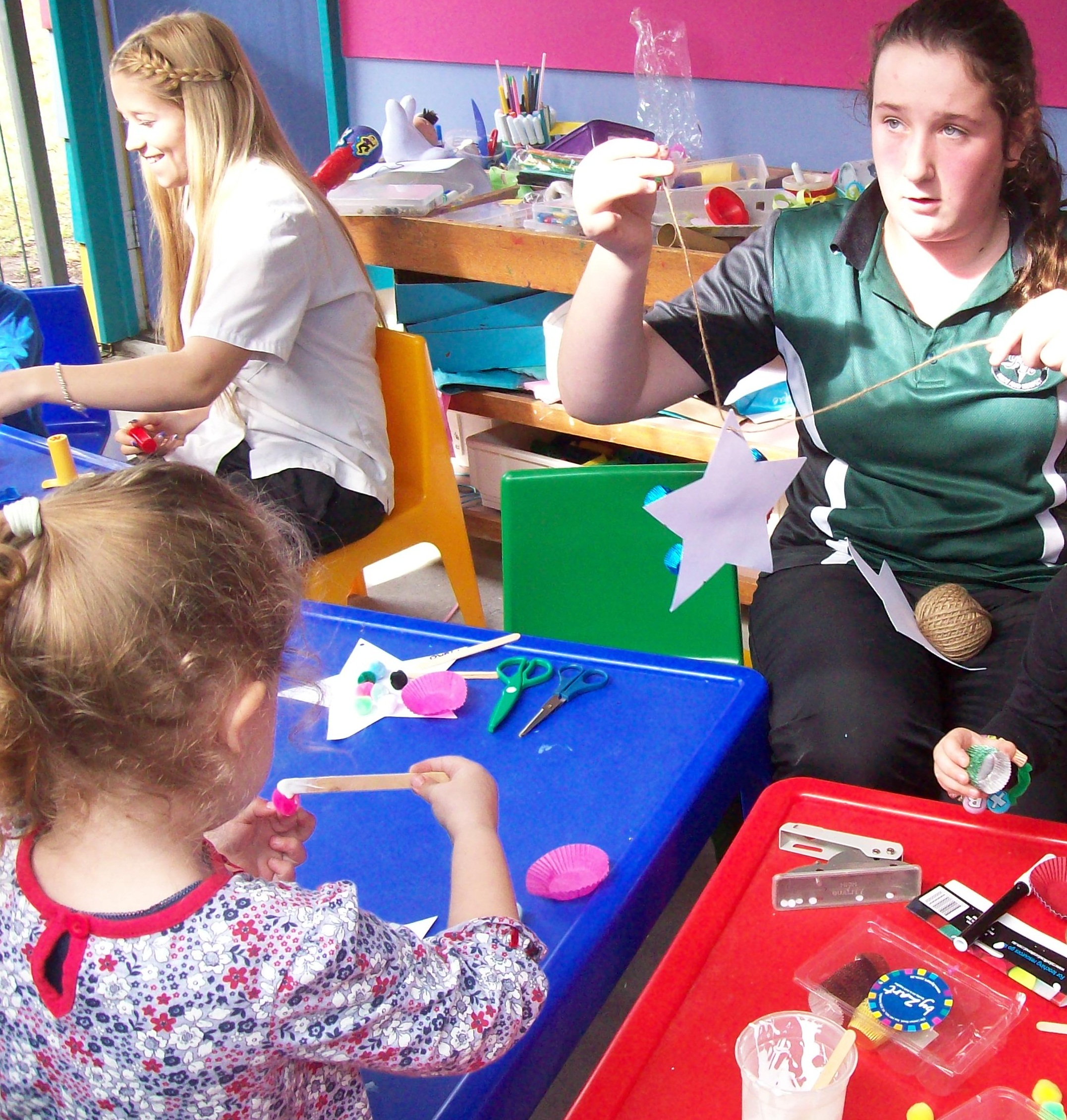 students in playgroup